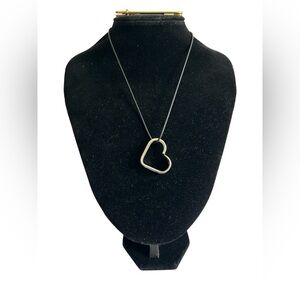 Oneida Stainless Steel Heart Pendant Necklace